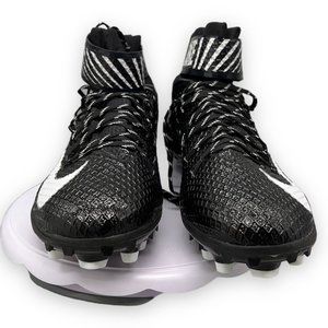NEW Nike Lunarbeast Skin Football Cleats 847725-011 Mens 18 High Top Black Shoes